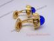 AAA Quality Replica Cartier Gold and Blue Cufflinks Buy Online (4)_th.jpg